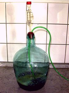 Ein Glasballon eignet sich gut als Reaktivierungsbehälter
