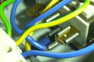 Flachstecker am Thermostat