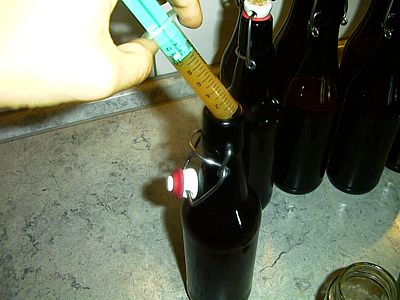 Zuckerspritze für den richtigen Druck